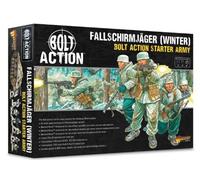 Fallschirmjager Winter Starter Army - Miniatures à l'échelle de 28 mm pour l'action de boulon très détaillées de la Seconde Guerre mondiale pour dessus de table