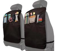 FALMDCQ Lot de 2 organiseurs de Dossier de siège Auto, Compatible pour Honda Avancier Breeze Vezel, Protections Anti-Coups de Pied, Sacs de Rangement multifonctionnels