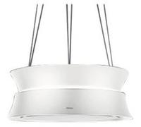 Falmec Circle.Tech Dama - Hotte - hotte îlot - largeur : 60.4 cm - profondeur : 60.4 cm - recyclage - blanc Blanc G