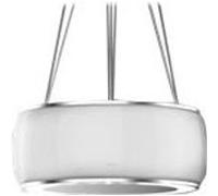 Falmec Hotte îlot SOFFIO2210 Circle.Tech 58×58 cm recyclage avec moteur interne Blanc