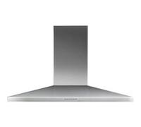 Falmec Design Mizar - Hotte - hotte décorative - largeur : 90 cm - profondeur : 50 cm - evacuation & recyclage - sans moteur - inox brossé Inox brossé H