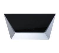 Falmec Design Prisma - Hotte - hotte décorative - largeur : 116 cm - profondeur : 44 cm - evacuation & recyclage - sans moteur - acier inoxydable brossé/verre noir Acier inoxydable brossé/verre noir G