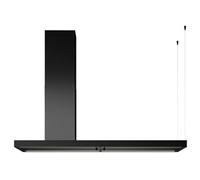Falmec Hotte îlot Elle ELLE2720 - LED, commandes électroniques, 175 cm - Noir mat - Acier verni