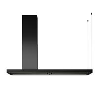 Falmec Hotte îlot Elle ELLE2720 - LED, commandes électroniques, 175 cm - Noir mat - Acier verni