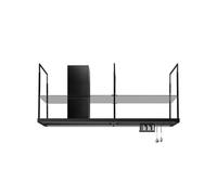 Falmec Europa Evo Is. 175 Nero 220-240V - 50-60Hz T80 S/Filtro Hotte Ãlot | Classe Ã©nergÃ©tique B | Structure noire, commandes Ã©lectroniques, filtre Ã charbon inclus