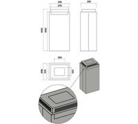 Falmec - Filtre Hotte Charbon Zeolite Box Ilot-Kacl.949if