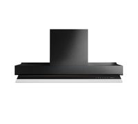 FALMEC hotte encastrable built-in VIRGOLA NO-DROP TOUCH pour le plan à induction (Noir 60 cm - acier et verre)