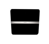 Hotte decorative murale Flipper noire satiné, 55cm, 750 m3/h, 4 vitesses