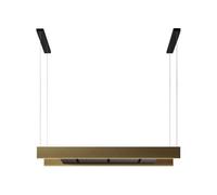 Hotte de Cuisine Suspendu Falmec 120 cm a Recyclage Design Light CLTI20.E0P2#BRSN451F Bronze