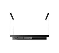Falmec Hotte décorative îlot LIGHT2720 – 175 cm – ultra-fin LED – Noir