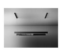 Falmec Hotte décorative îlot LIGHT2720 – 175 cm – ultra-fin LED – Noir