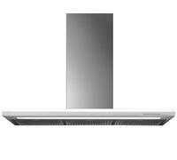 Falmec Hotte décorative Design Lumen 120×48 cm évacuation et recyclage sans moteur inox brossé