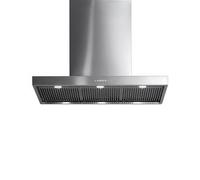 Falmec Marte Pro 90 P.E. Inox 220-240V - 50-60Hz T100 S/Filtro Hotte Murale | Classe énergétique A+ | Filtre Carbon.Zeo, Verre noir, Éclairage LED