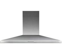 Falmec Design Mizar - Hotte - hotte décorative - largeur : 90 cm - profondeur : 50 cm - evacuation & recyclage - sans moteur - inox brossé