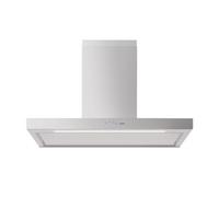 Falmec Plane Plus 90 Eu Bianco 220-240V - 50-60Hz T80 S/Filtro Hotte Murale | Classe Ã©nergÃ©tique A | Verre blanc, 800 mÂ³/h, EsthÃ©tique moderne