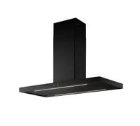 Falmec Plane Plus Island 90 Eu Nero 220-240V - 50-60Hz T80 S/Filtro Hotte Îlot | Classe énergétique A+ | Noir, Éclairage LED, Aspiration périmétrale