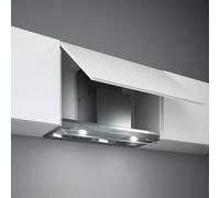 Hotte de Cuisine Intégré Falmec 90 cm a Évacuation / Recyclage Design Virgola CVJN90.E17P2#ZZZ3460F Acier Brossé