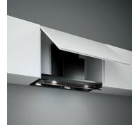 Falmec Virgola Evolution 90 P.E. Nero 220-240V - 50-60Hz T60 S/Filtro Hotte Murale | Classe Ã©nergÃ©tique - | Aspirazione perimetrale, larghezza 90 cm, colore nero