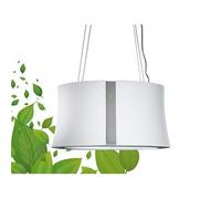 Falmec Zephiro E-Ion Isola/Island 67 Cono Vetro Bianco (109) 220-240V 50-60Hz T45 C/Filtro Hotte Îlot | Classe énergétique T45 | Débit 600 m³/h, Technologie ionisante, Finition verre blanc