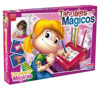 Falomir 11532 Magic Girl Tattoos Set Pink Magic Tattoos