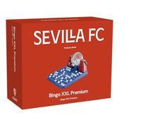 Falomir Bingo XXL Séville CF avec Grosse Caisse Automatique et Boules imborrables, 8 Ans