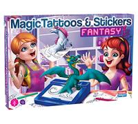 FALOMIR- Jouets Mes Tatouages et Autocollants Fantaisie. Jeu de société Travaux manuels, 31055, Multicolore, L