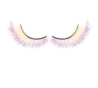 False Colorful Lashes - Colored Lash Clusters | Reusable Colorful Lashes, Long Faux Mink | for Halloween Party Wedding Pride Cosplay Stage, Cat-Eye Style