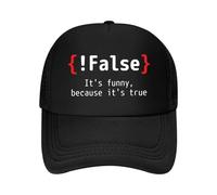 False FunnyProgRam Ming - Thème Logic Joke Graphic Art Maille Casquette de Baseball