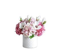 Falsifications extérieures fleurs artificielles fleurs fausses plantes grandes hortensia décorations de mariage à la maison mixte salon hôtel maison hôtes fleurs artificielles extérieures (couleur: