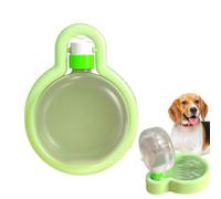 Faltbare Hundetrinkflasche Für Unterwegs - Tragbare Wasserflasche Für Hunde & Katzen Mit Integriertem Futternapf - Auslaufsicherer -Wasserspender Für Reisen, Wandern & Spaziergänge, 19.6x15cm