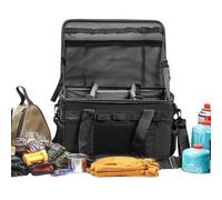 Faltbarer Organiseur de camping - Boîte de rangement pratique 30 l, sac de rangement pratique avec poignée verstärktem Griff und Deckel, Wasserdichter Behälter für Outdoor-Aktivitäten | für