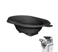 Faltbarer Silikon Trichter - Großer Küchentrichter Mit Breitem Hals | Spritzschutz Für Eismaschinen, Shakes & Einmachen | Platzsparende Abfüllhilfe Für Saft & Pulver, Spülmaschinenfest