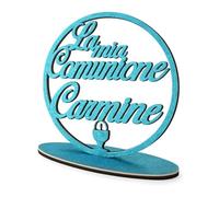 Faltec Décoration de table ou à suspendre personnalisée pour événements religieux, baptême communion confirmation, décoration de décoration - beaucoup de couleurs (inscription Mon baptême)