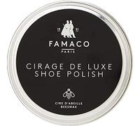 Famaco Cirage de Luxe, crème de luxe en tin, de soin pour cuir lisse enrichie en cire d'abeille, 50 ml, Marron Moyen