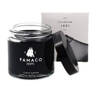 Famaco - Crème Sublime 100 ml - 100 ml - NOIR - Cire d'Abeille, Cire de Carnauba & Huile d'Argan - Recolore et Hydrate le Cuir - Redonne de la Brillance