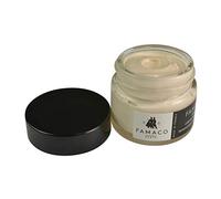 Famaco - Pommadier Famacolor - 15ml - Couleur BEIGE CLAIR - Crème Teignante à Fort Pouvoir Couvrant - Rénove et Recolore les Cuirs Abîmés