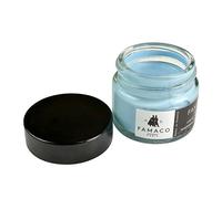 Famaco - Pommadier Famacolor - 15ml - Couleur BLEU CIEL - Crème Teignante à Fort Pouvoir Couvrant - Rénove et Recolore les Cuirs Abîmés