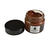 Famaco - Pommadier Famacolor - 15ml - Couleur LONDON CLAIR - Crème Teignante à Fort Pouvoir Couvrant - Rénove et Recolore les Cuirs Abîmés
