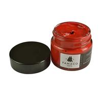 Famaco - Pommadier Famacolor - 15ml - Couleur ROUGE VIF - Crème Teignante à Fort Pouvoir Couvrant - Rénove et Recolore les Cuirs Abîmés