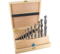 FAMAG 1591.511 Jeu de 11 forets hélicoïdaux en Bois Diamètre 3,4,5,6,8,10,12,13,14,15,16 mm, Satz 11tlg D=3, 4, 5, 6, 7, 10, 12, 13, 14, 15, 16mm
