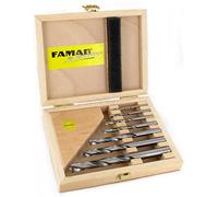 FAMAG 1593.507 Hm-Holzspiralbohrer, 7-tlg Dans en Bois : 3, 4, 5, 6, 8, 10, 12mm