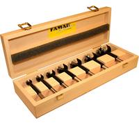 Famag 1630.510 Super-Forstnerbohrer Classique, 10-teiliger Lot En Boîte en Bois