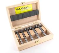 FAMAG 1630 Mèches forestières WS, jeu de 7 pièces en coffret bois Ø 1/4-1'' -1630.607