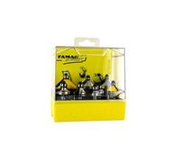 FAMAG 3118.908 Jeu de fraises 8 pièces Combi Arrondi 3109