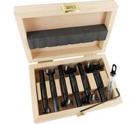FAMAG Bormax prima Mèches à forer en métal dur, set de 6 pièces D=15,20,25,30,35,40mm dans un coffret en bois