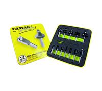 Famag Hm / Hw-Oberfräser-Satz 12 Pièces En Boîte Métal Barre 8 MM Art. 3381.812