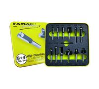Famag FAMAG Jeu de fraises HM Classic line 8+4 pcs S8 mm en boîte métal Quantité:1