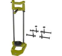 FAMAG support de forage fixe pour foret à serpentin 460mm incl. dispositif de serrage | Support mobile en aluminium pour perceuses & visseuses sans fil | compact, robuste & léger | Delta-F 1403.462