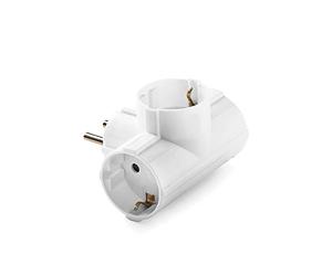FAMATEL 1307,1 Adaptateur triple TT Schuko Latérale 16A-250 V