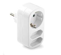 Famatel 1314 Adaptateur Triple, Gris, Normal- Petit